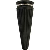 Dizaynaks Çizgili Dolap Ayağı Mat Siyah 26 cm - yok