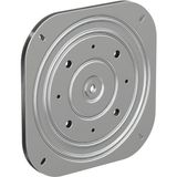 Dizaynaks Metal Döner Tv Tabure Altlığı 260*260*12 mm 0065