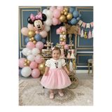 Dizaynbyasena Minnie mause doğum günü elbisesi