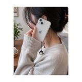 DİZAYNET Sevimli Penguen Telefon Süsü Charm Askı Aksesuarı Beyaz