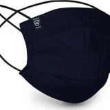 Dizaynmask Ürünleri Dizayn Mask Gümüş İyonlu Yıkanabilir Bez Maske Siyah (5-10 Yaş Çocuk)