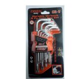 Dizen 9 Parça Yıldız Kısa Alyan Seti Profesyonel Torx Delikli