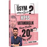 Dizgi Kitabevi Ösym Böyle Sorar 2026 Kpss Vatandaşlık Tamamı Pdf Çözümlü 20 Deneme Sınavı Taşkıner Yalman