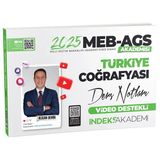 Dizgi Kitap 2025 Meb Ags Türkiye Coğrafyası Video Ders Notl- Alican Demir Yayıncılık - Ders Notları