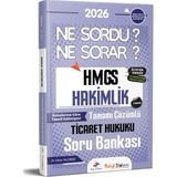 Dizgi Kitap 2026 Hukuk Atölyesi HMGS Hakimlik Ne Sordu Ne Sorar Ticaret Hukuku Tamamı Çözümlü Soru Bankası Dr. Okan Yıldırım 2. Baskı