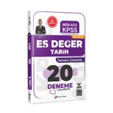 Dizgi Kitap 2026 KPSS MEB AGS ÖSYM'YE Eş Değer Tarih Tamamı PDF Çözümlü 20 Deneme Sınavı Necat Hoca