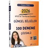 Dizgi Kitap 2026 KPSS ve Tüm Kurum Sınavları Güncel Bilgiler Tamamı PDF Çözümlü 100 Deneme
