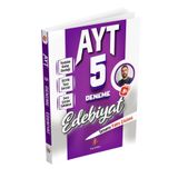 Dizgi Kitap Deniz Hoca Ayt Edebiyat 5 Deneme Sınavı 2025