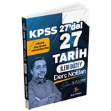 Dizgi Kitap KPSS Tarih 27 de 27 İleri Düzey Ders Notları - Selami Yalçın Yayınları