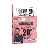 Dizgi Kitap ÖSYM Böyle Sorar 2026 KPSS Vatandaşlık Tamamı PDF Çözümlü 20 Deneme Sınavı Taşkıner Yalman