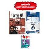 Dizgi Kitap Zeki Tuğa 2026 KPSS Tarih Tamamı Çözümlü Deneme+500 Soruda Genel Tekrar Kamp