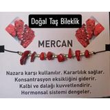 Dizi Mercan Doğal Taş Bileklik