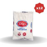 Dizi Toz Şeker 1 kg - (12 Adet)