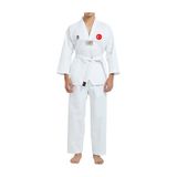 Dizispor Top Glory Fitilli Beyaz Yaka Baskılı Taekwondo Elbisesi Dobok Beyaz