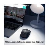 Dizüstü Bilgisayar Kablosuz Fare Ergonomik Sessiz Tıklama USB Fare, Hassas Takip Bilgisayar Faresi, Gecikmesiz Duyarlı 18 Aylık Pil Ömrü, 4000 Dpı Ayarlanabilir - Option-1 - 001-Renkli