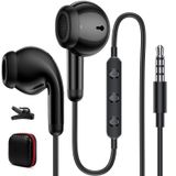 Dizüstü bilgisayarlar PC için 3,5 mm Kulaklık Jakı ile Kablolu Kulaklıklar, Mikrofonlu Gürültü Önleyici Kulaklıklar HiFi Stereo kulaklık Samsung için iPhone için Ses Kontrolü A13 A14 A15 A32 Nintendo