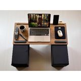 Dizüstü Bilgisayarlar ve Kablosuz Aksesuarlar için Minderli Ekstra Geniş Ergonomik Dizüstü Bilgisayar ve Kanepe Masası,oyun sehpası,laptop sehpası,XXL geniş Lap top sehpası