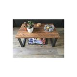 DizyWood Orta Sehpa ,masif Rustik Sehpa ,dekoratif Sehpa 55x90 Cm Sehpa002