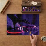 Dj Elleri Turntable Müzik Tasarımı 240 Parça Ahşap Puzzle Ahşap Kutuda MP07283