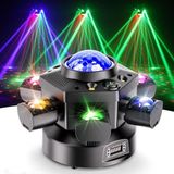 DJ Pro 6 Başlı 150 Watt Cree Led New Efektli Strobe Lazer Robot Işık