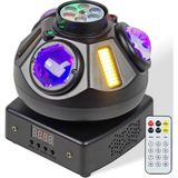 Dj Pro Disco Ball Bee Eyes 4ın1 Beam-Strobe-Lazer Robot Işık - Siyah