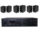 DJ PRO DUVAR TİPİ HAT TRAFOLU 100V HAZIR SES SİSTEMİ PAKET-2