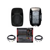 Dj Pro Hazır 1200 Watt Aktif Ses Sistemi Paket-2
