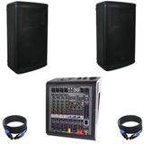 DJ PRO HAZIR 2000 WATT PASİF SES SİSTEMİ PAKET-6