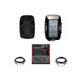 Dj Pro Hazır Eko 1000 Watt Aktif Ses Sistemi Paket-3