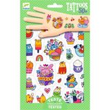 Djeco Sweets 3 - 6 Yaş İçin Gri Renkli Eğlenceli Dövme Seti 50'den Fazla Tasarım