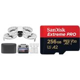 DJI Flip Fly More Combo RC 2 + SanDisk Extreme PRO 256GB microSD – 4K HDR Drone Seti