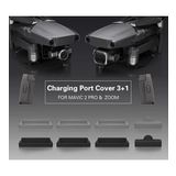 DJI Mavic 2 Pro Pil Yatağı ve Soketler İçin Silikon Koruma 4lü Kapak Seti