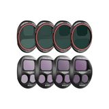 Djı Mavic 4 Pro Için Tüm Gün 8'li Paket Nd ve Nd/pl Filtreleri - Tam Gün Işık Kontrolü, Parlama Azaltma ve Canlı Hava Çekimleri Için Polarizatörlerle Nd4 - ND64 Setini Tamamlayın - 0 - Siyah