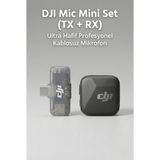 DJI Mic Mini Yaka Mikrofon Seti (Mic Mini + Mobile Receiver) Çok Renkli İthalatçı Garantili