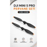 DJI Mini 5 Pro Pervane Seti 2 CW + 2 CCW – Düşük Sesli Yedek Drone Pervanesi