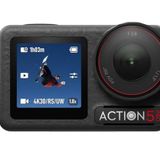 DJI Osmo Action 5 Pro Pack Standart: Spor Kamerası, Sensör 1/1.3 inç, Video 4K/120 fps, Lens Takip, Stabilizasyon, 2 OLED Dokunmatik Ekran, Spor ve Vlog'lar için 4K Aksiyon Kamerası