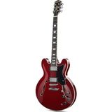 DJP-1000 Semi-Hollow Elektro Gitar (Kırmızı)