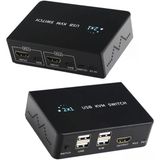 (DK-AC-KVMHD01) 2xHDMI 4xUSB KVM SWITCH 4K 30Hz