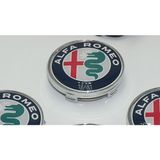 Dk Alfa Romeo Jant Göbek Kapağı 60MM Renkli Gümüş