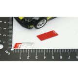 Dk Audi Rs Direksiyon Alüminyum Alaşımlı 3m 3D Sticker Logo 2li Set