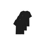 DK DAKSEL Regular Fit%100 Pamuklu Basic Erkek T-shirt 3 Lü Paket DKS-3000 (Siyah-Siyah-Siyah/S)