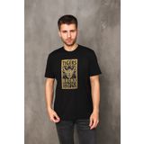 DK DAKSEL Siyah Renk Basic New York Tigers Baskılı Erkek Tshirt Dks4234