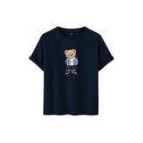 DK DAKSEL Tasarım Ayıcık Figürlü Premium Dijital Baskılı Salaş T-shirt (Tüm Renkler)