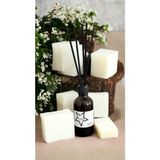 DK Group Beyaz Sabun Çubuklu Oda Kokusu Kötü koku Giderici White Soap Bambu Çubuklu Amber Cam Şişe 50 ml - 50ML