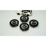 Dk Mazda Jant Göbeği Siyah Kapak Seti 60MM