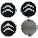 DK Motors Citroen Siyah Jant Göbeği 58MM