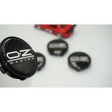 Dk Oz Racing Jant Göbeği Kapak Seti 60MM Beyaz Siyah Renk
