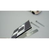 Dk Seat Cupra Leon İbiza Altea Gümüş Siyah Metal Ön Panjur 3d Log