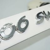Dk Tuning 206 Sw Bagaj 3M 3D Yazi Logo Amblem Peugeot Ile Uyumlu