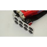 DK Tuning Audi Logo Jant Torpido Direksiyon 12MM Damla Sticker Logo Seti - Tek Ebat - Siyah